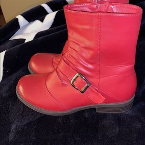 Red booties